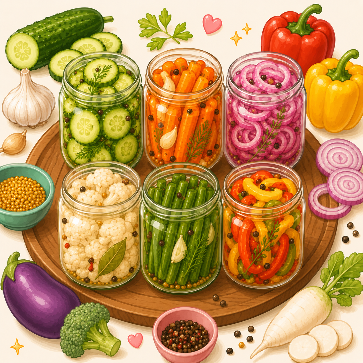 Pickled Vegetable Recipe Pack