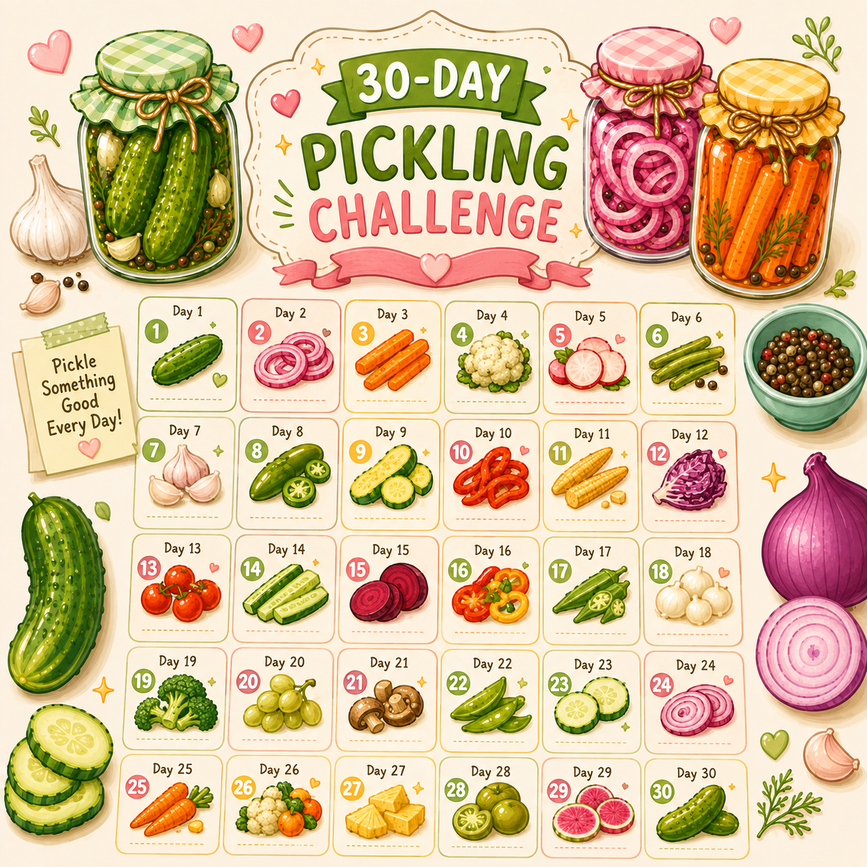 30-Day Pickling Challenge