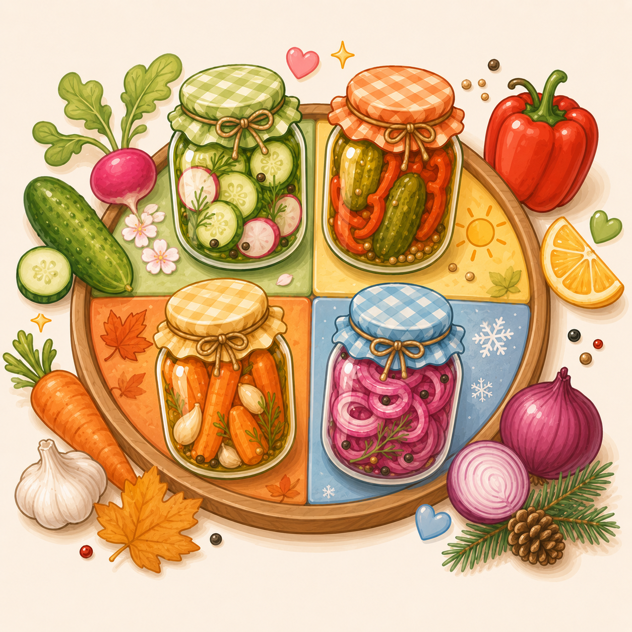 Seasonal Pickling Recipe Pack