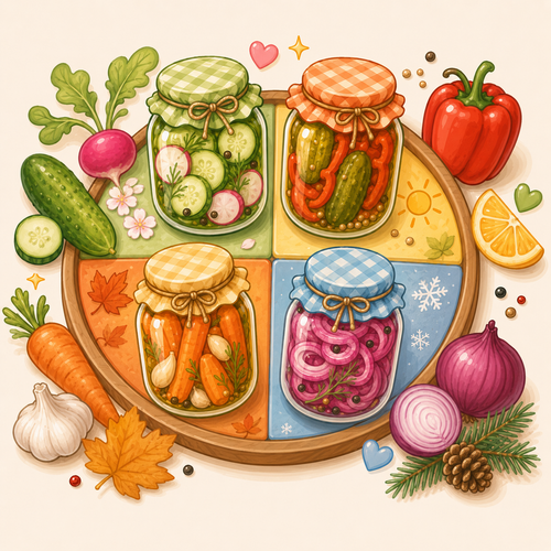 Seasonal Pickling Recipe Pack